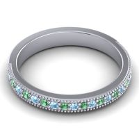 Half Eternity Milgrain Usyala Band