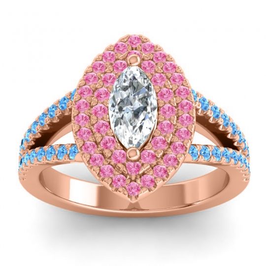 Halo Marquise Ulloca Ring