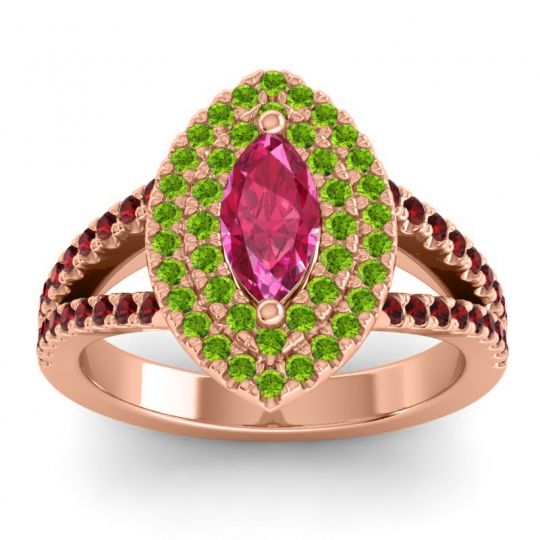 Halo Marquise Ulloca Ring