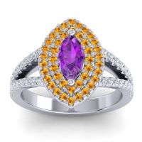 Halo Marquise Ulloca Ring