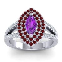 Halo Marquise Ulloca Ring