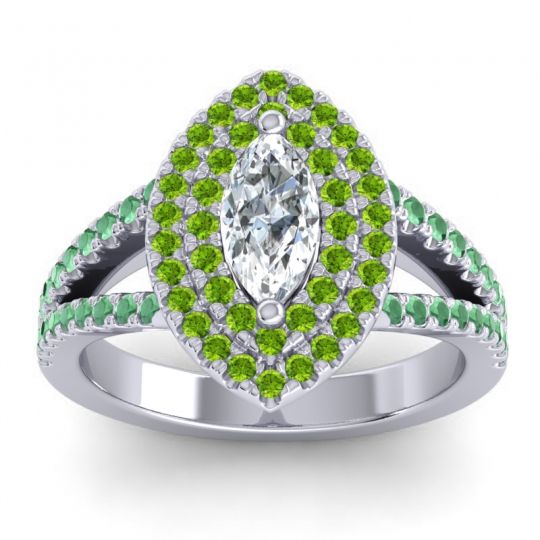 Halo Marquise Ulloca Ring