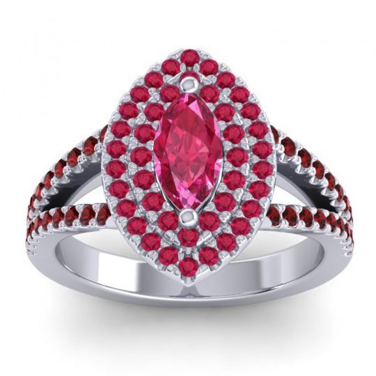 Halo Marquise Ulloca Ring