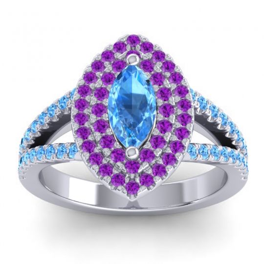 Halo Marquise Ulloca Ring