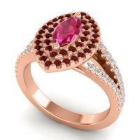 Halo Marquise Ulloca Ring
