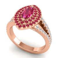 Halo Marquise Ulloca Ring