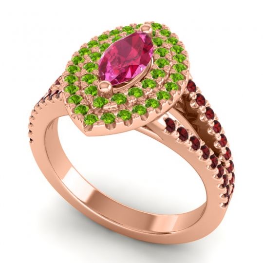 Halo Marquise Ulloca Ring