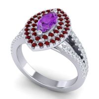 Halo Marquise Ulloca Ring
