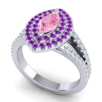 Halo Marquise Ulloca Ring