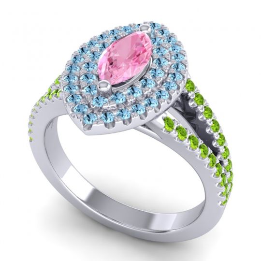 Halo Marquise Ulloca Ring