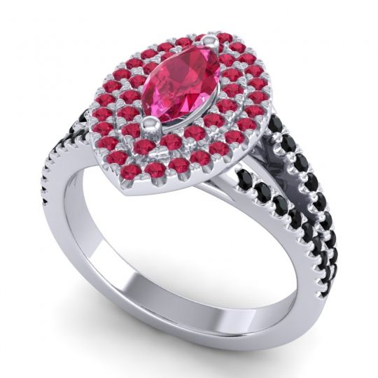 Halo Marquise Ulloca Ring