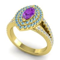 Halo Marquise Ulloca Ring
