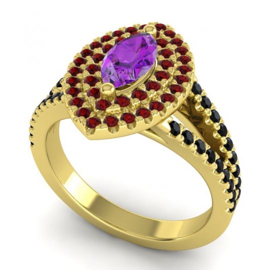 Halo Marquise Ulloca Ring