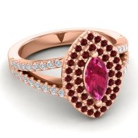 Halo Marquise Ulloca Ring