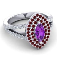 Halo Marquise Ulloca Ring