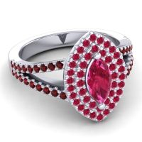 Halo Marquise Ulloca Ring