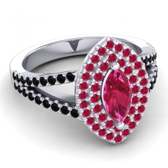 Halo Marquise Ulloca Ring