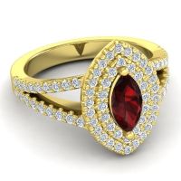 Halo Marquise Ulloca Ring