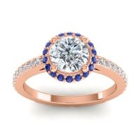 Cathedral Halo Vilagna Ring