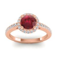 Cathedral Halo Vilagna Ring