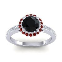 Cathedral Halo Vilagna Ring