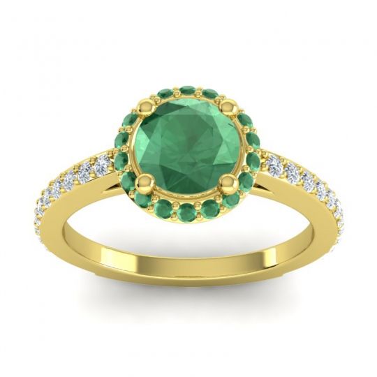 Cathedral Halo Vilagna Ring