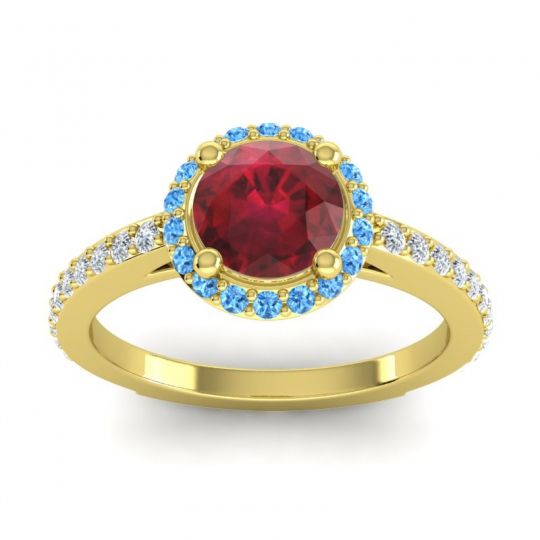 Cathedral Halo Vilagna Ring