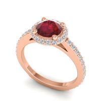 Cathedral Halo Vilagna Ring