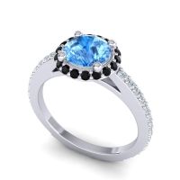 Cathedral Halo Vilagna Ring