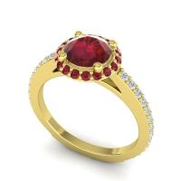 Cathedral Halo Vilagna Ring