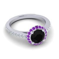 Cathedral Halo Vilagna Ring