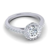 Cathedral Halo Vilagna Ring