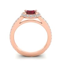 Cathedral Halo Vilagna Ring