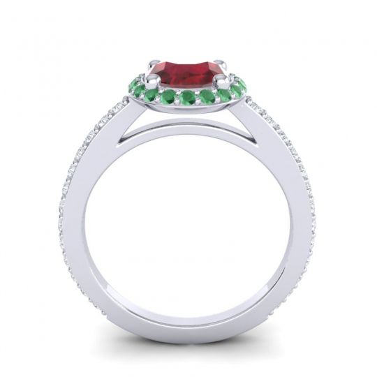 Cathedral Halo Vilagna Ring