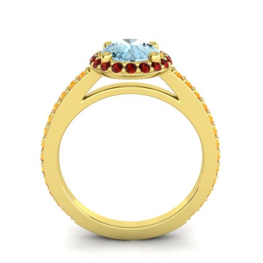 Cathedral Halo Vilagna Ring