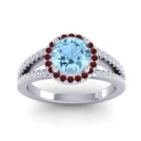 Halo Pave Satera Ring