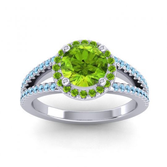 Halo Pave Satera Ring