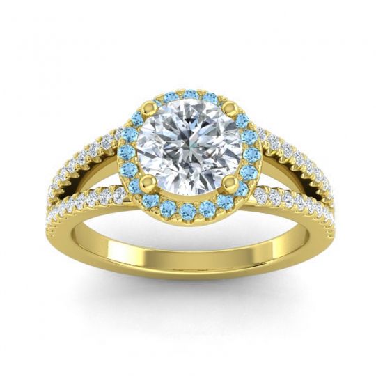Halo Pave Satera Ring