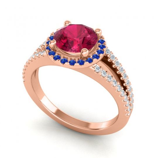 Halo Pave Satera Ring