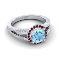 Halo Pave Satera Ring
