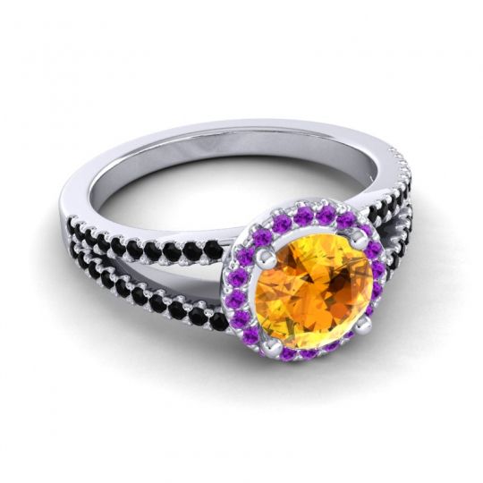 Halo Pave Satera Ring