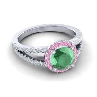 Halo Pave Satera Ring