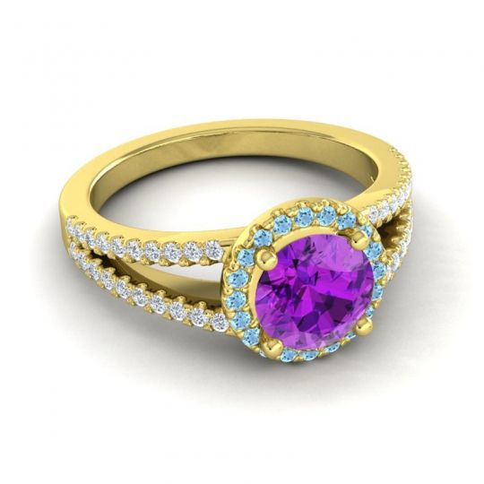 Halo Pave Satera Ring