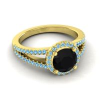 Halo Pave Satera Ring