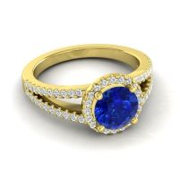 Halo Pave Satera Ring