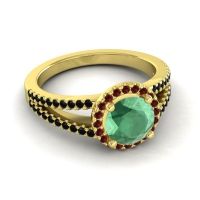 Halo Pave Satera Ring