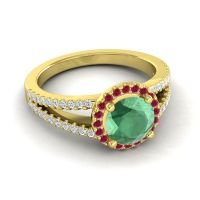 Halo Pave Satera Ring