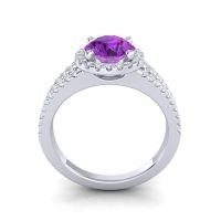 Halo Pave Satera Ring