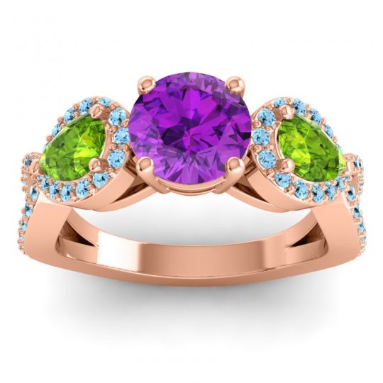 Three Stone Pave Varsa Ring