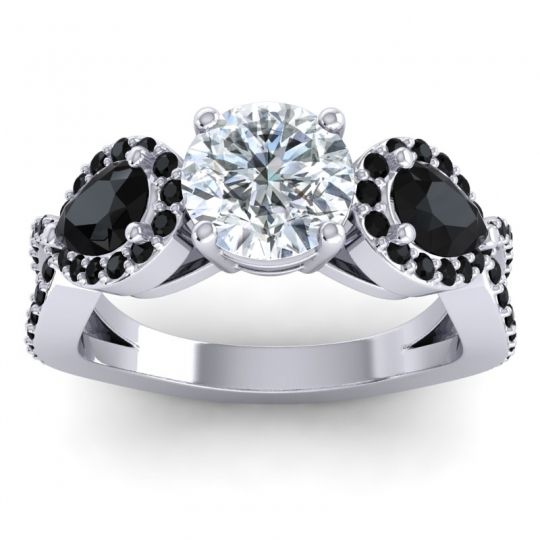 Three Stone Pave Varsa Ring